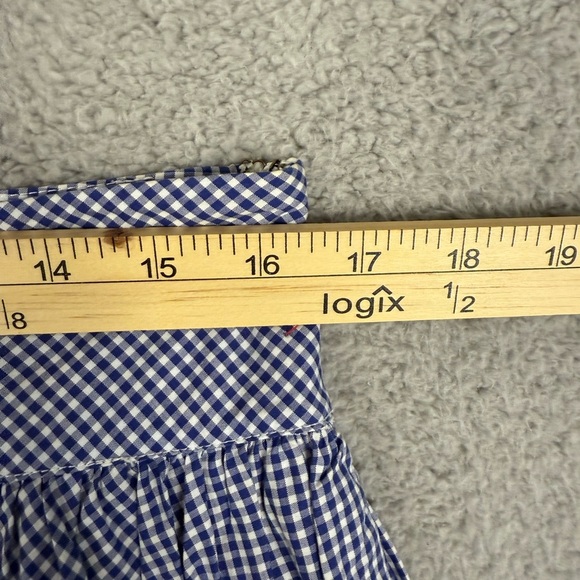 Ralph Lauren blue gingham skirt 12 cottagecore - Picture 7 of 8